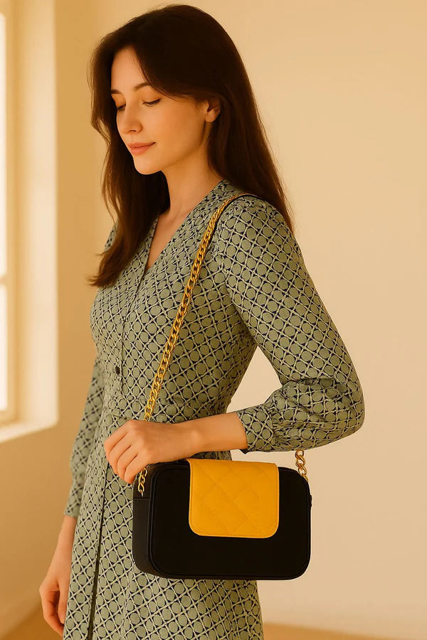 Elegant Large Crossbody Handbags for Women – Premium Finish & Long Chain