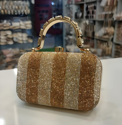 New Elegant Metal Clutch Bags for Girls