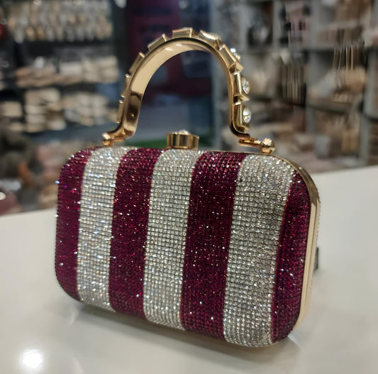 New Elegant Metal Clutch Bags for Girls