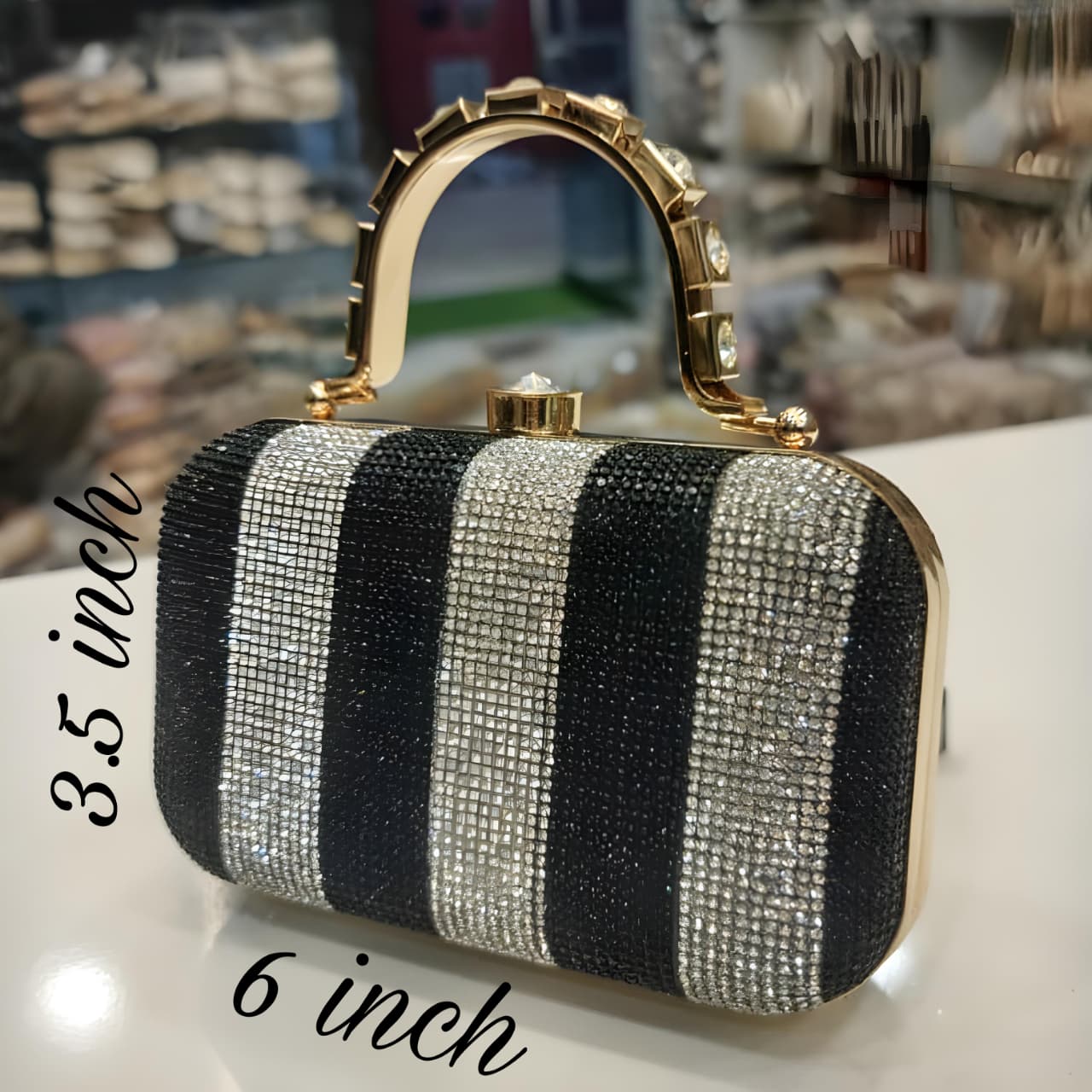 New Elegant Metal Clutch Bags for Girls